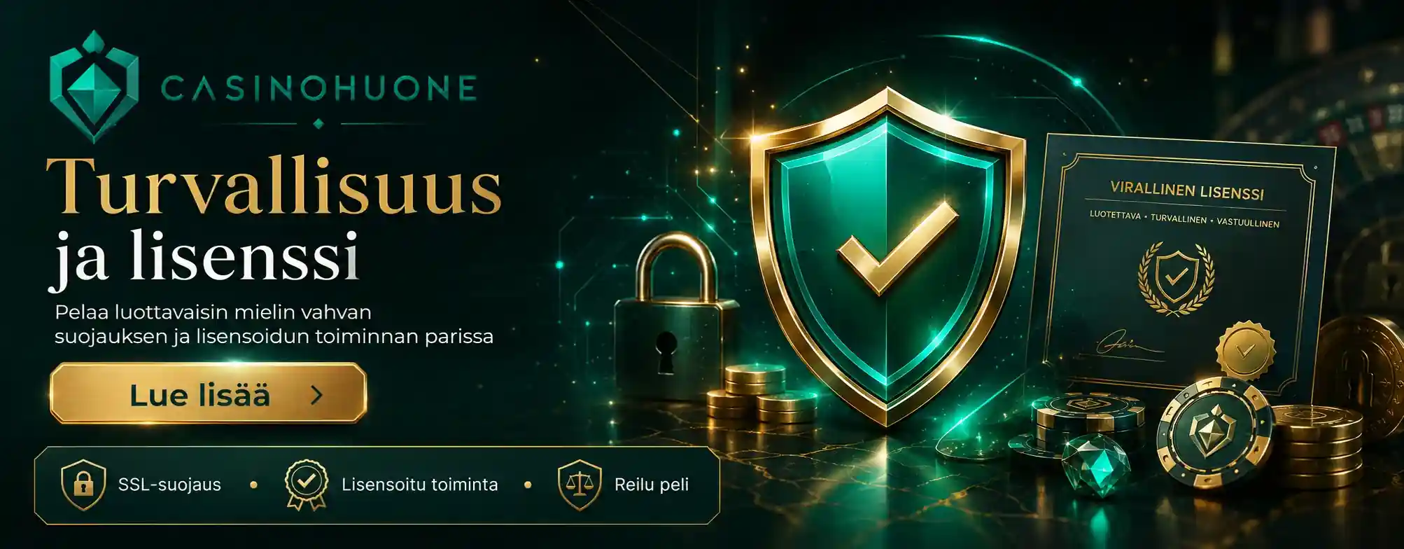 Turvallisuus Ja Lisenssi Vahva suojaus ja virallinen pelilisenssi